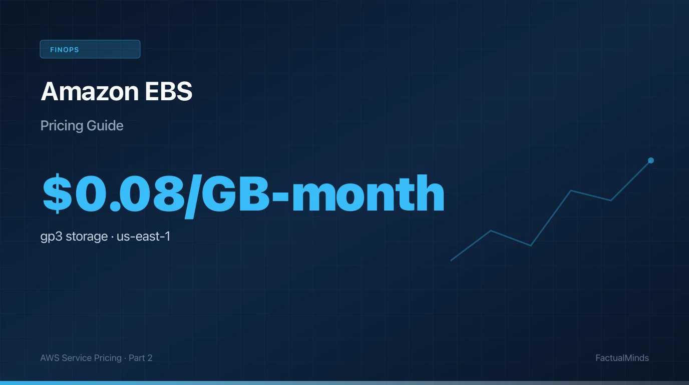 Amazon EBS Pricing: Why Deleted EC2 Instances Never Stop the Volume Bill