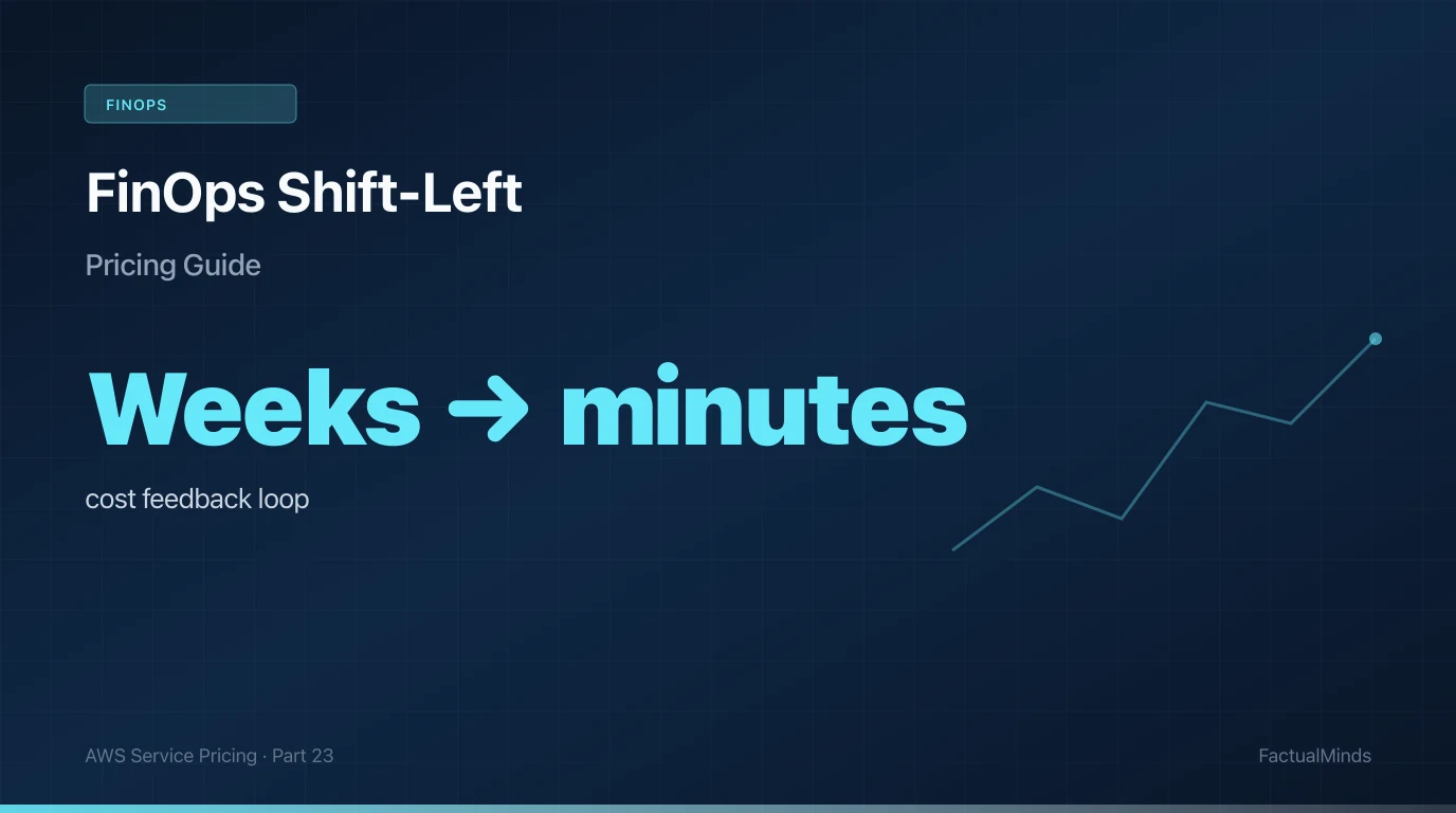 FinOps Shift-Left: Moving Cost Feedback from the Monthly Bill to the Pull Request