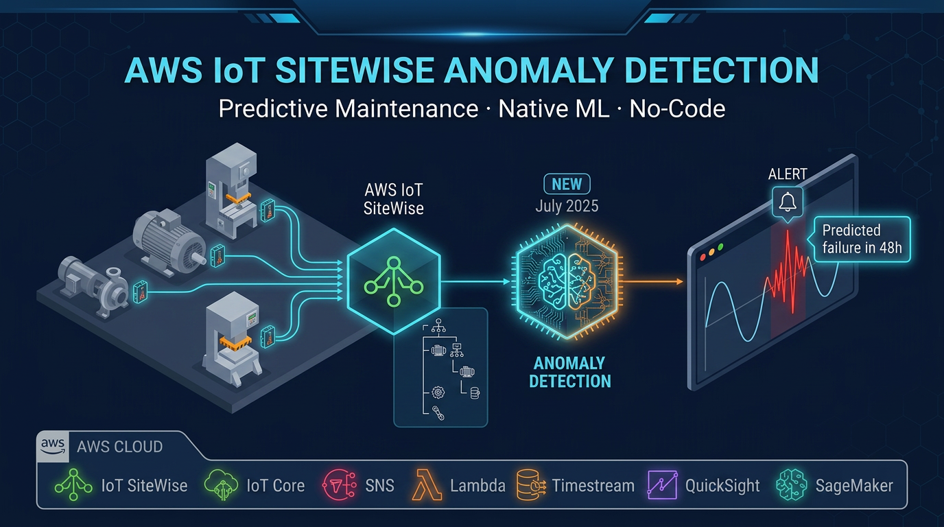 AWS IoT SiteWise Native Anomaly Detection for Predictive Maintenance
