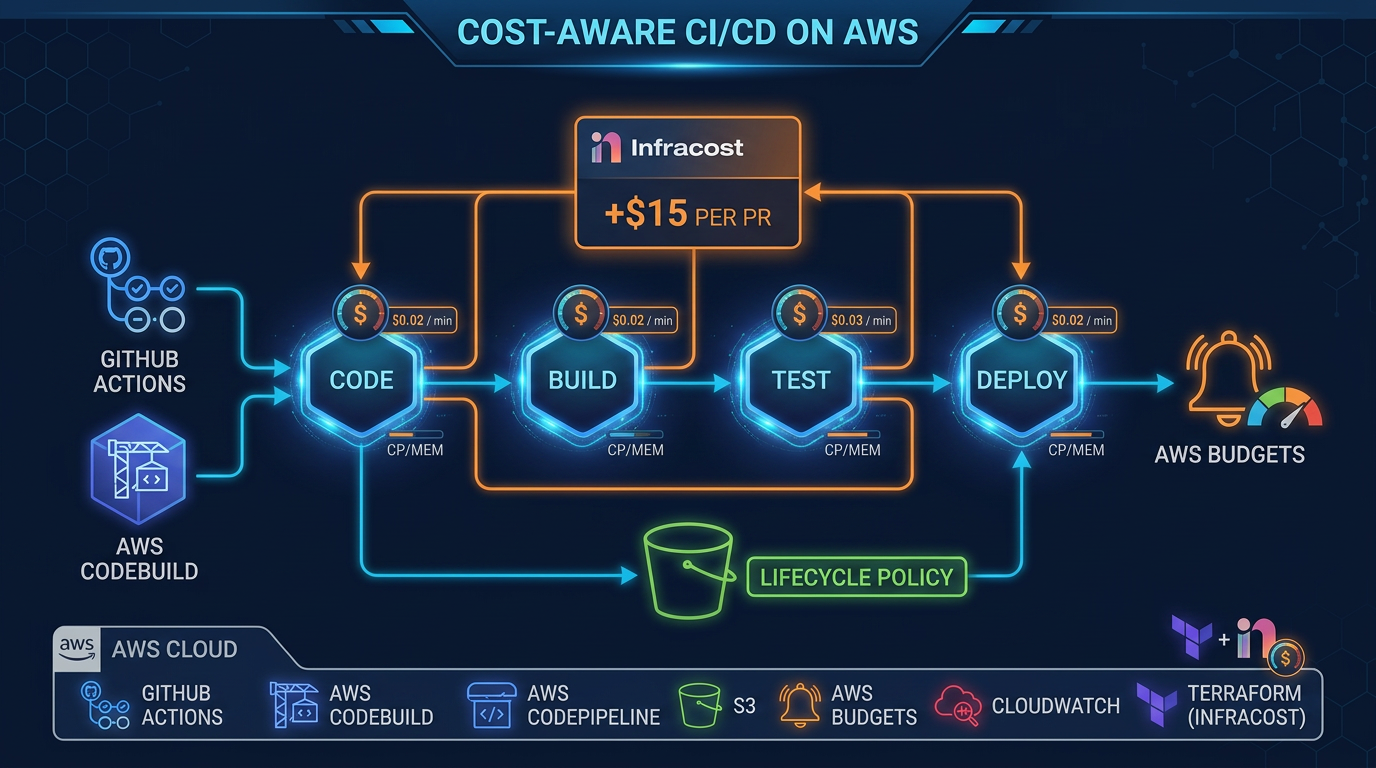How to Build Cost-Aware CI/CD Pipelines on AWS
